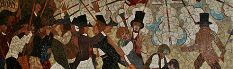 Newport Chartists Mural (źródło zdjęcia: https://upload.wikimedia.org/wikipedia/commons/f/f5/Newportx1.JPG)
