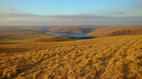 Na wzgórzach nad Doliną Claerwen