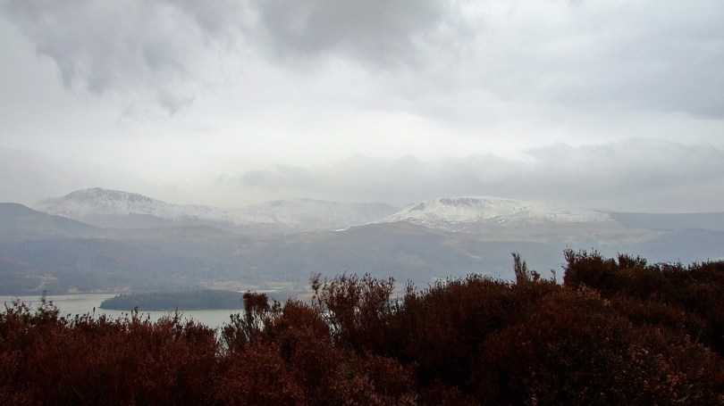 Widok na masyw Cadair Idris z Panorama Walk