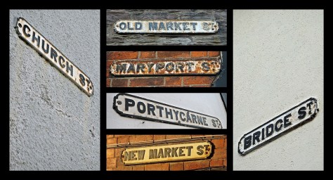 Stare tablice z nazwami ulic