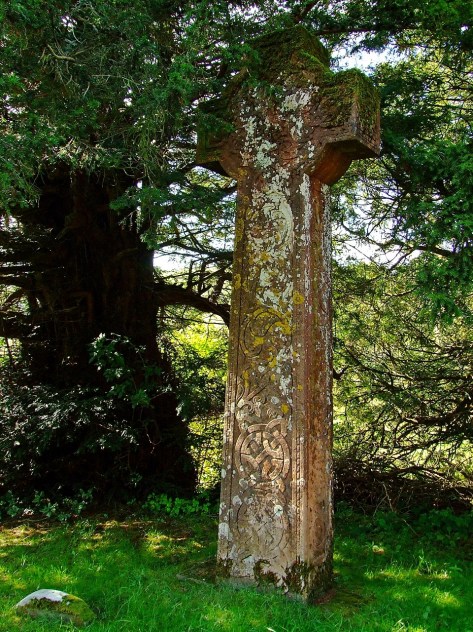Celtycki krzyż w Abergwesyn