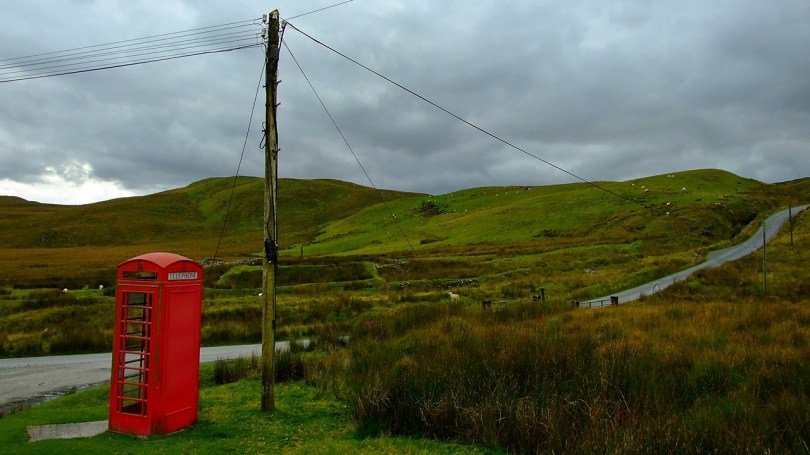 Budka telefoniczna w Nantymaen
