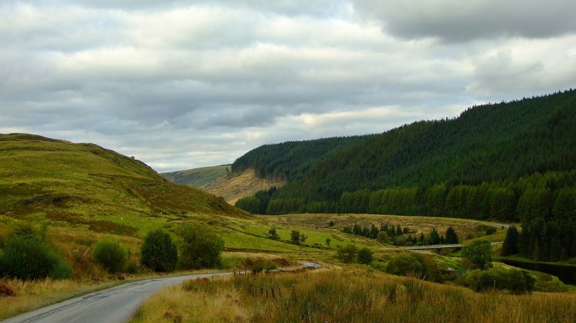 Krajobrazy doliny Camddwr