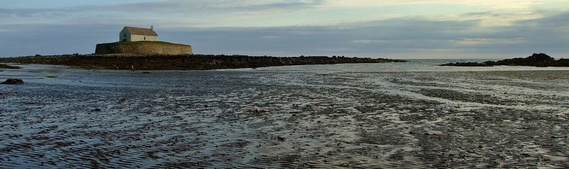 St Cwyfan's Church - Church in the sea
