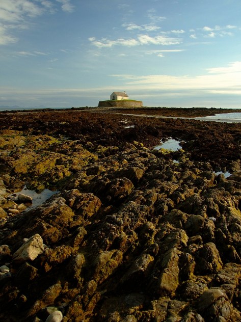 St Cwyfan's Church - Church in the sea