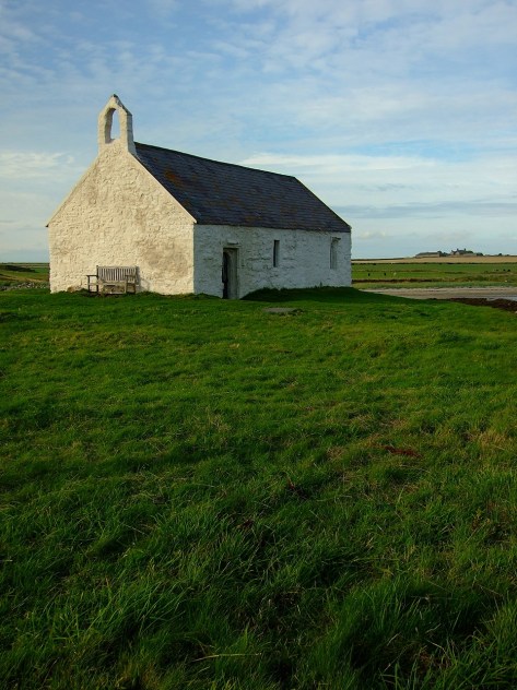 St Cwyfan's Church - Church in the sea