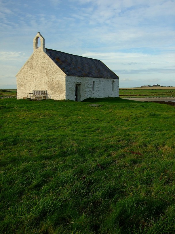 St Cwyfan's Church - Church in the sea