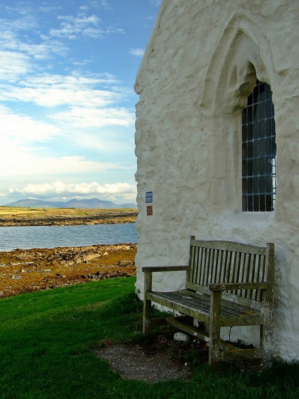 St Cwyfan's Church - Church in the sea