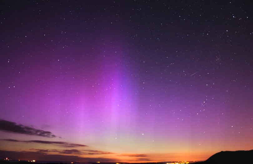 Aurora borealis nad Walią, © Piotrek Nowak