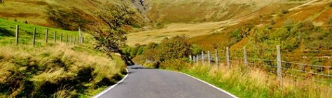 Droga przez Dolinę Ystwyth