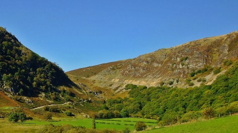 Górska droga z Rhayader do Aberystwyth