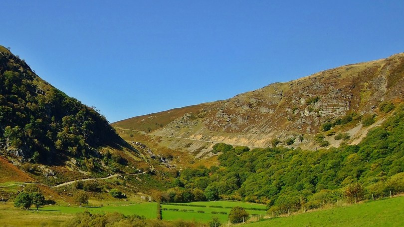 Górska droga z Rhayader do Aberystwyth