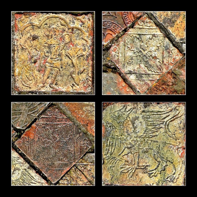 Strata Florida - zdobione płytki podłogowe